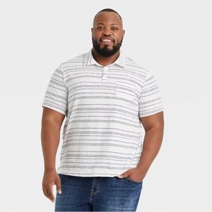 Big & Tall Collared Short Sleeve Polo Shirt